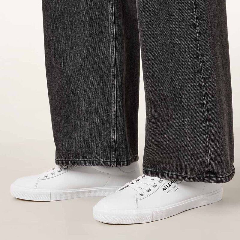 AllSaints Underground Leather Low Top Sneaker image number 5